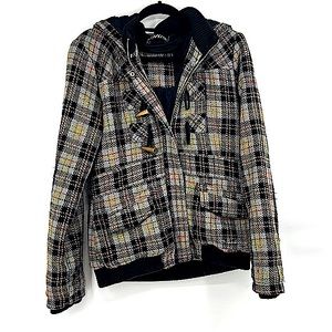 Billabong plaid winter jacket size medium retro cool skiing